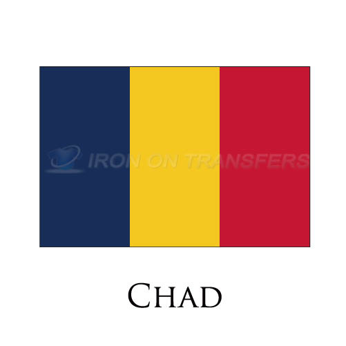 Chad flag Iron-on Stickers (Heat Transfers)NO.1846